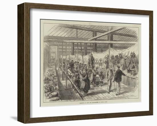 Exhibition of Arts and Manufactures at Kiyoto, Japan-null-Framed Giclee Print