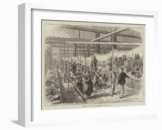 Exhibition of Arts and Manufactures at Kiyoto, Japan-null-Framed Giclee Print