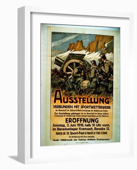 Exhibition of Competitive Sports, 1918-German School-Framed Giclee Print