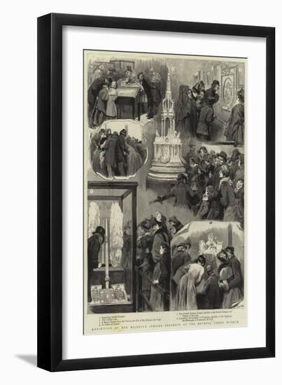 Exhibition of Her Majesty's Jubilee Presents at the Bethnal Green Museum-null-Framed Giclee Print