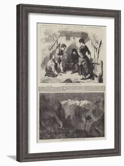 Exhibition of the British Institution-William Henry Knight-Framed Giclee Print