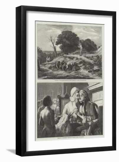 Exhibition of the British Institution-null-Framed Premium Giclee Print