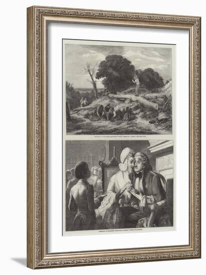 Exhibition of the British Institution-null-Framed Giclee Print