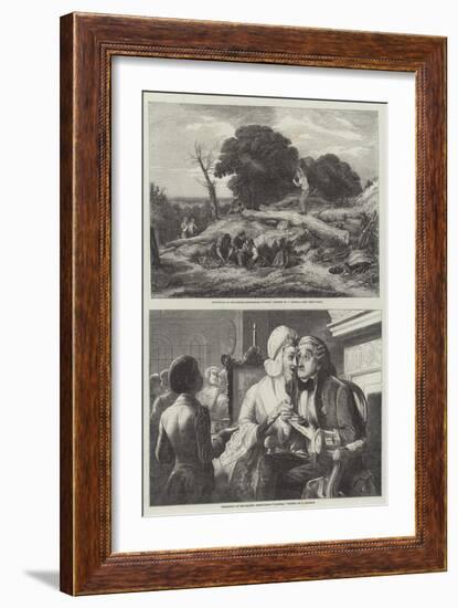 Exhibition of the British Institution-null-Framed Giclee Print