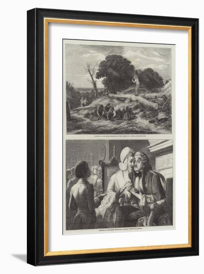 Exhibition of the British Institution-null-Framed Giclee Print