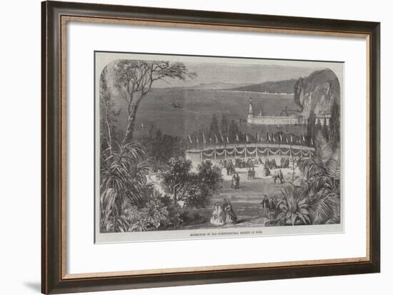 Exhibition of the Horticultural Society at Nice-null-Framed Giclee Print