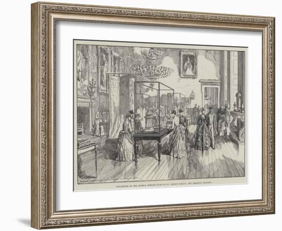 Exhibition of the Queen's Jubilee Gifts at St James's Palace, the Presence Chamber-William 'Crimea' Simpson-Framed Giclee Print