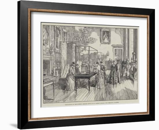 Exhibition of the Queen's Jubilee Gifts at St James's Palace, the Presence Chamber-William 'Crimea' Simpson-Framed Giclee Print