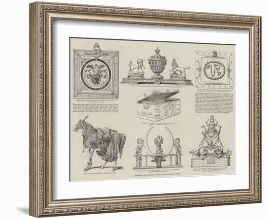 Exhibition of the Queen's Jubilee Gifts at St James's Palace-null-Framed Giclee Print