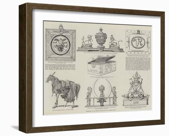 Exhibition of the Queen's Jubilee Gifts at St James's Palace-null-Framed Giclee Print