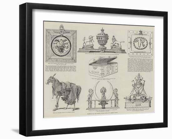 Exhibition of the Queen's Jubilee Gifts at St James's Palace-null-Framed Giclee Print