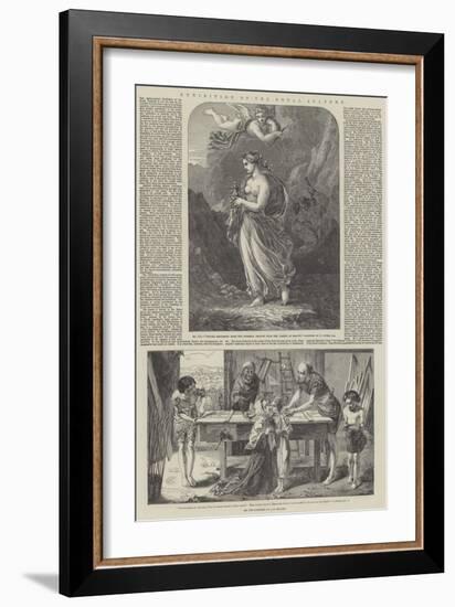 Exhibition of the Royal Academy-Thomas Uwins-Framed Giclee Print