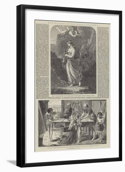 Exhibition of the Royal Academy-Thomas Uwins-Framed Giclee Print