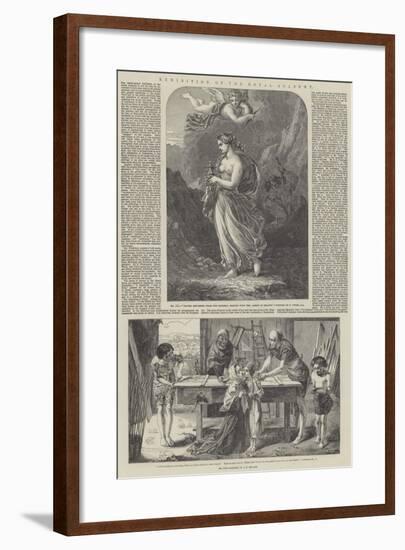 Exhibition of the Royal Academy-Thomas Uwins-Framed Giclee Print