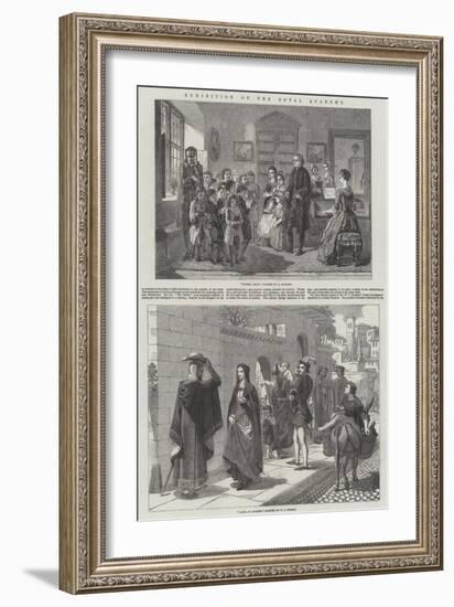 Exhibition of the Royal Academy-Alfred Rankley-Framed Giclee Print