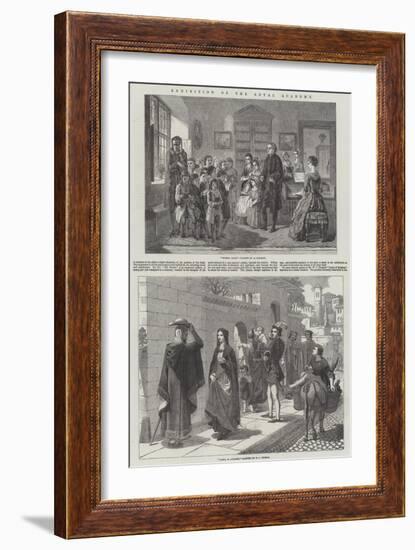 Exhibition of the Royal Academy-Alfred Rankley-Framed Giclee Print