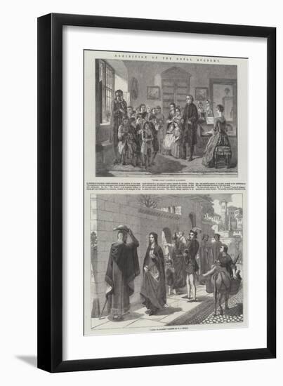 Exhibition of the Royal Academy-Alfred Rankley-Framed Giclee Print