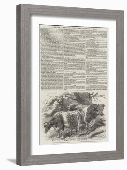 Exhibition of the Royal Agricultural Society of England-Harrison William Weir-Framed Giclee Print