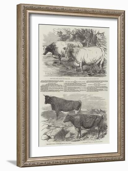 Exhibition of the Royal Agricultural Society of England-Harrison William Weir-Framed Giclee Print