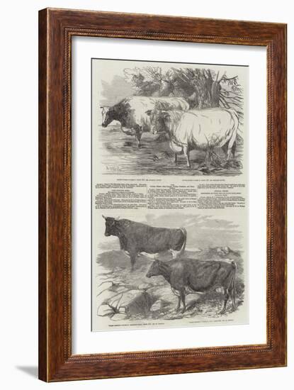 Exhibition of the Royal Agricultural Society of England-Harrison William Weir-Framed Giclee Print