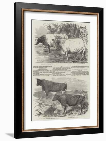 Exhibition of the Royal Agricultural Society of England-Harrison William Weir-Framed Giclee Print
