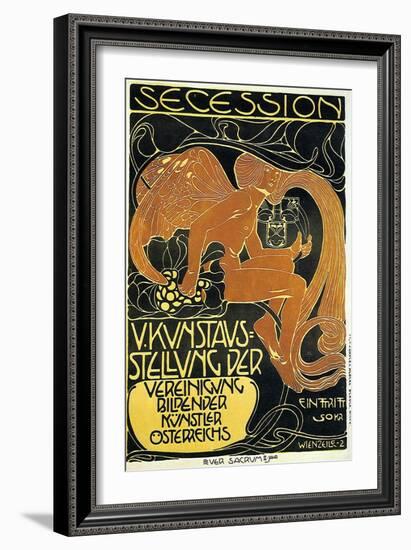 Exhibition Of United Austrian Secessionist Artists-Koloman Moser-Framed Art Print