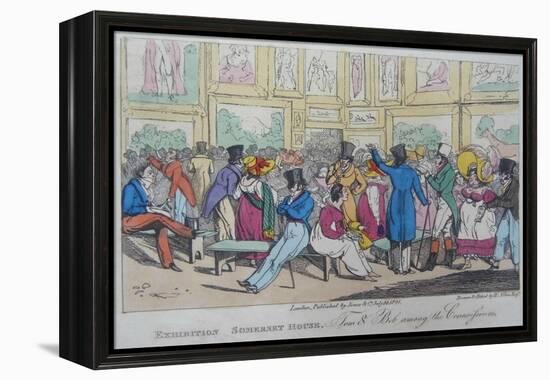 Exhibition, Somerset House, 1821-Henry Thomas Alken-Framed Premier Image Canvas