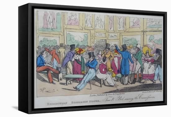 Exhibition, Somerset House, 1821-Henry Thomas Alken-Framed Premier Image Canvas