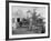 Exiled Premier of Hungary, Ferenc Nagy and His Family Working on Farm-null-Framed Photographic Print