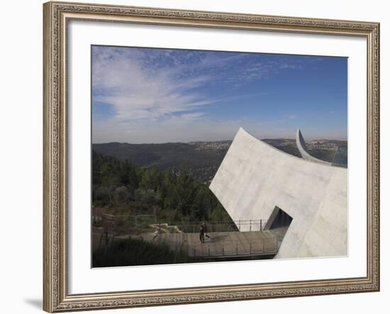 Exit Towards the Jerusalem Hills, New Wing of the Holocaust Museum, Yad Vashem, Jerusalem-Eitan Simanor-Framed Photographic Print