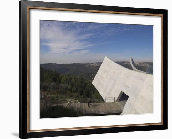 Exit Towards the Jerusalem Hills, New Wing of the Holocaust Museum, Yad Vashem, Jerusalem-Eitan Simanor-Framed Photographic Print