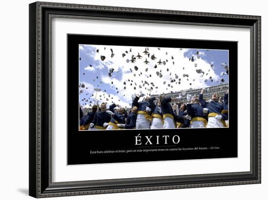 Éxito. Cita Inspiradora Y Póster Motivacional-null-Framed Photographic Print