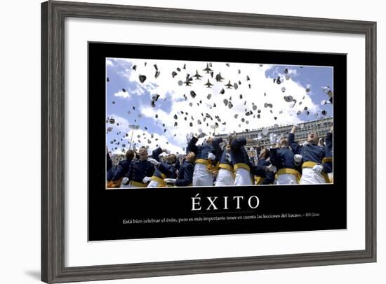 Éxito. Cita Inspiradora Y Póster Motivacional-null-Framed Photographic Print