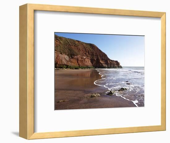 Exmouth Cliffs, Exmouth, Devon, England, United Kingdom, Europe-Jeremy Lightfoot-Framed Photographic Print