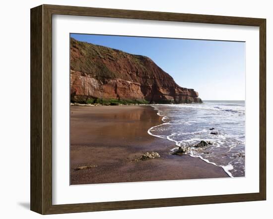 Exmouth Cliffs, Exmouth, Devon, England, United Kingdom, Europe-Jeremy Lightfoot-Framed Photographic Print