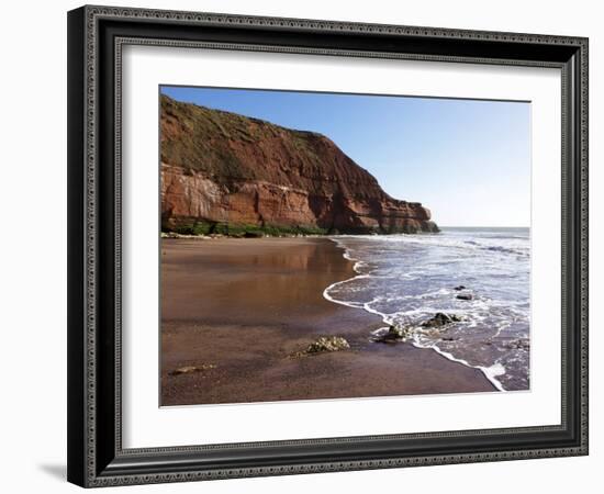 Exmouth Cliffs, Exmouth, Devon, England, United Kingdom, Europe-Jeremy Lightfoot-Framed Photographic Print