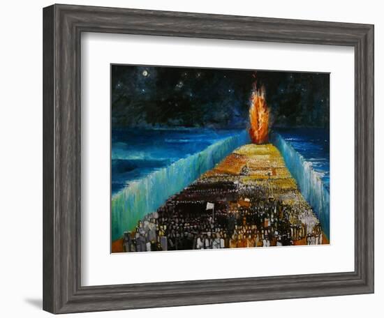 Exodus, 1999-Richard Mcbee-Framed Giclee Print