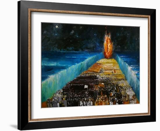 Exodus, 1999-Richard Mcbee-Framed Giclee Print