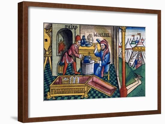 Exodus 31:2-8: Bezalel and Aholiab making the Ark of the Covenant-Unknown-Framed Giclee Print