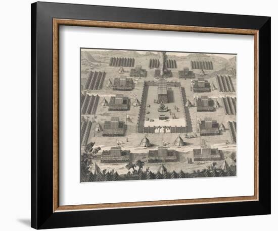 Exodus: The Israelites Encamped About the Tabernacle Erected in the Wilderness-Dom Augustin Calmet-Framed Photographic Print
