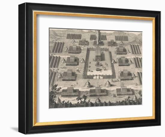 Exodus: The Israelites Encamped About the Tabernacle Erected in the Wilderness-Dom Augustin Calmet-Framed Photographic Print