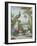 Exotic Birds and Domestic Fowl in a Picturesque Park, Early 18th Century-Jakob Bogdany-Framed Giclee Print