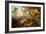 Exotic Birds and Insects Among Trees and Foliage in a Mountainous River Landscape-Philip Reinagle-Framed Giclee Print