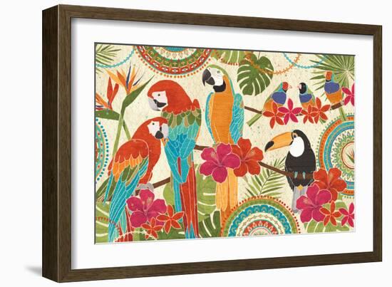 Exotic Breeze I-Veronique Charron-Framed Art Print