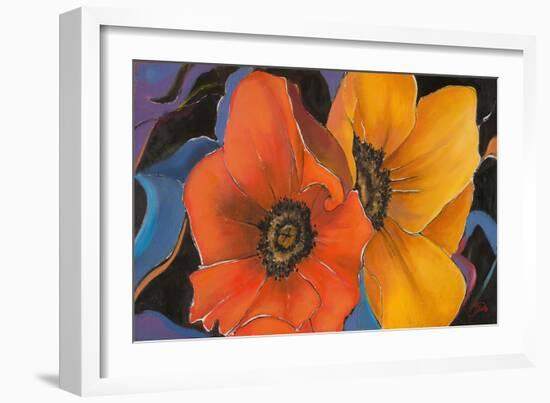 Exotic Flowers I-Patricia Pinto-Framed Premium Giclee Print