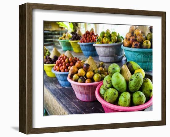 Exotic Fruits at a Tropical Fruit Farm, Bali, Indonesia, Southeast Asia, Asia-Matthew Williams-Ellis-Framed Photographic Print