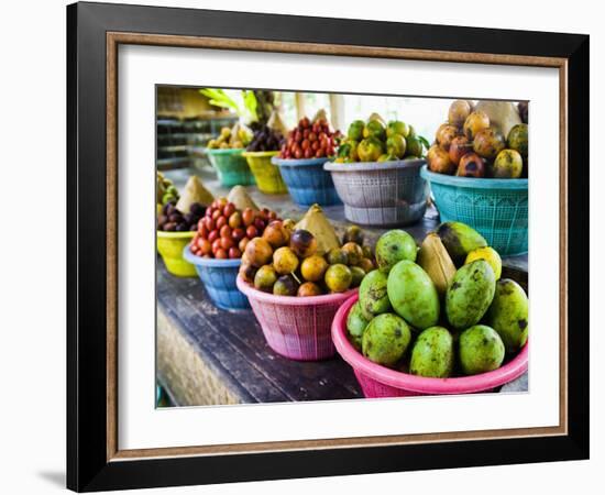 Exotic Fruits at a Tropical Fruit Farm, Bali, Indonesia, Southeast Asia, Asia-Matthew Williams-Ellis-Framed Photographic Print