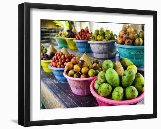 Exotic Fruits at a Tropical Fruit Farm, Bali, Indonesia, Southeast Asia, Asia-Matthew Williams-Ellis-Framed Photographic Print