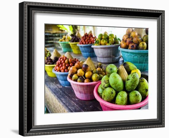Exotic Fruits at a Tropical Fruit Farm, Bali, Indonesia, Southeast Asia, Asia-Matthew Williams-Ellis-Framed Photographic Print