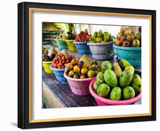 Exotic Fruits at a Tropical Fruit Farm, Bali, Indonesia, Southeast Asia, Asia-Matthew Williams-Ellis-Framed Photographic Print